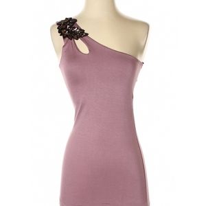 Wet seal one shoulder tank S.